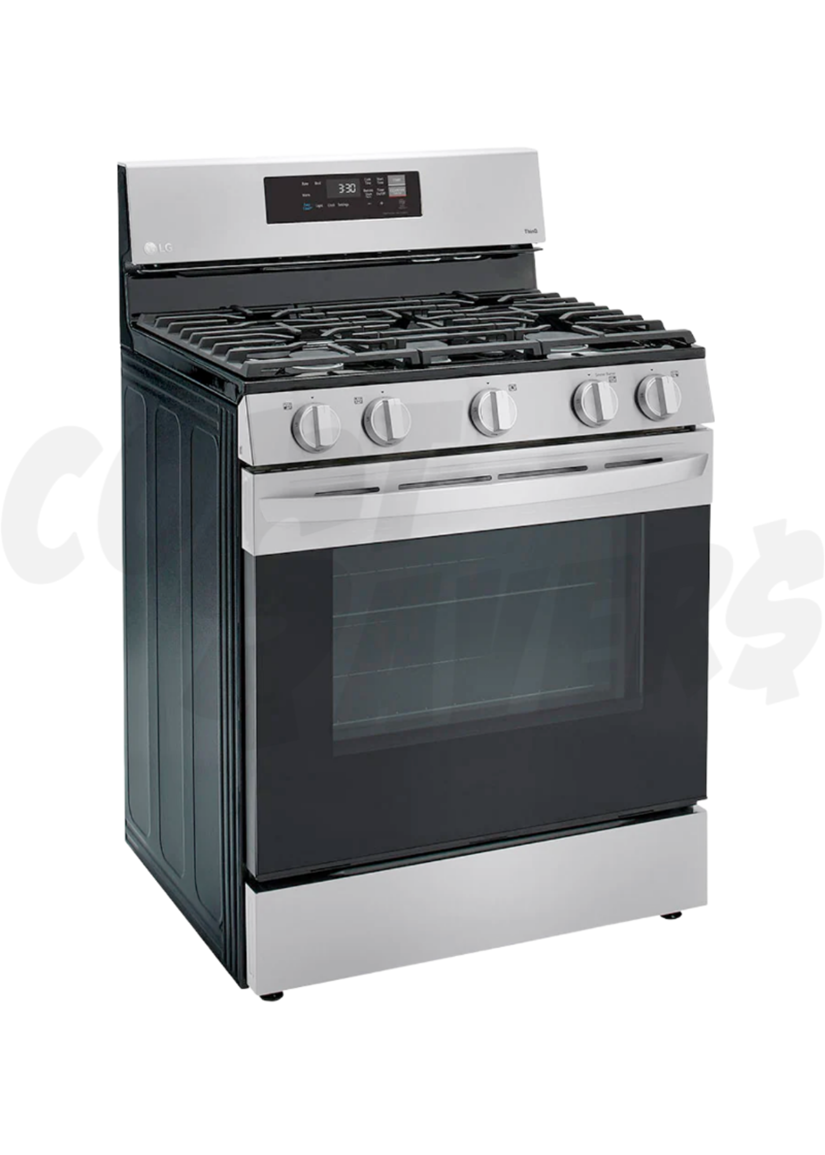 LG LG 30'' 5.8 Cu. Ft. S/Steel Gas Range w/Smart WIFI Start