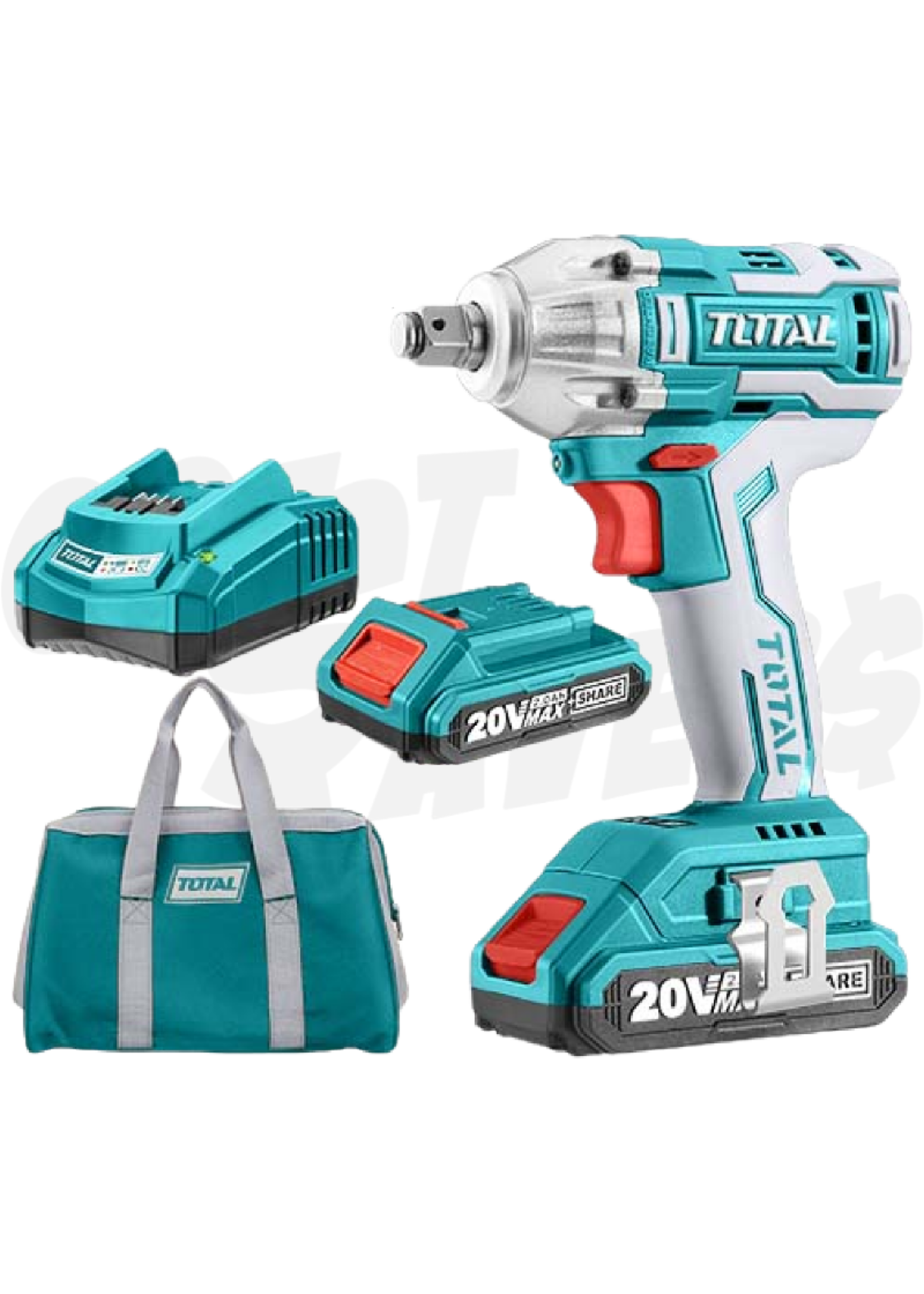 Total Total Lithium-ion Impact Wrench Set