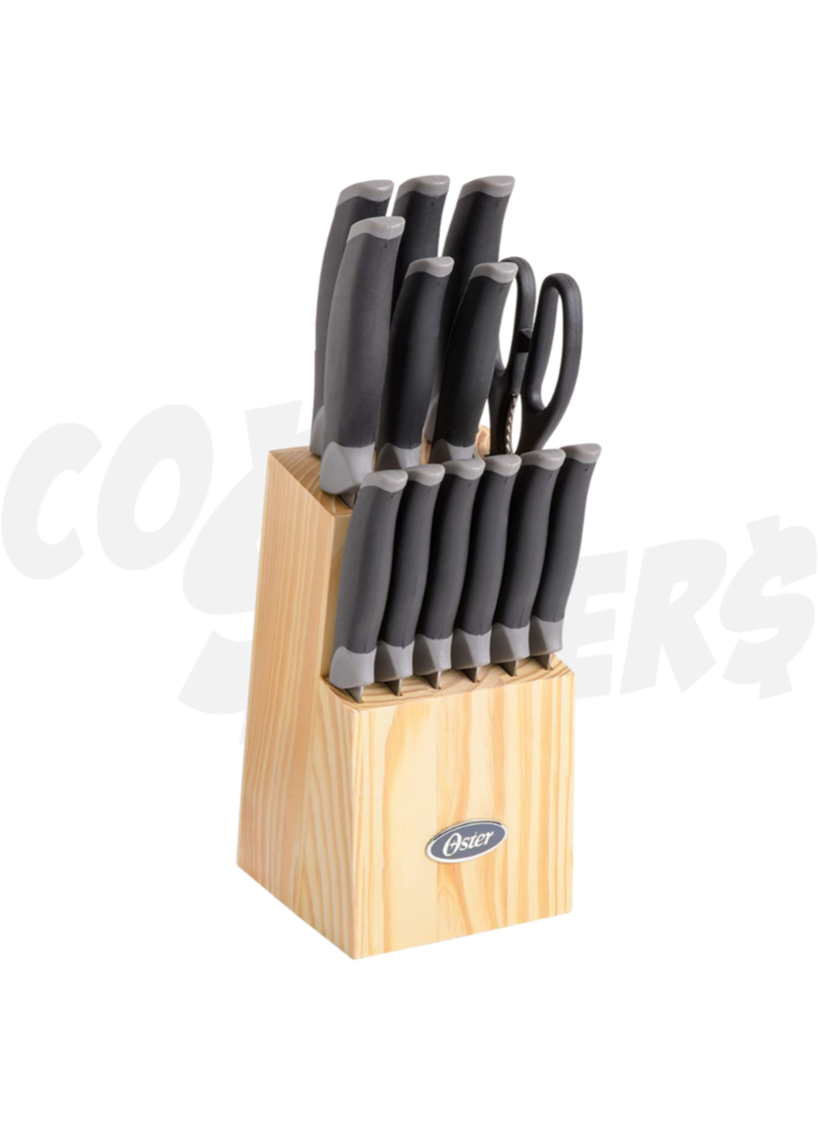 Oster Oster Lindbergh 14pc S/Steel Knife & Block Set