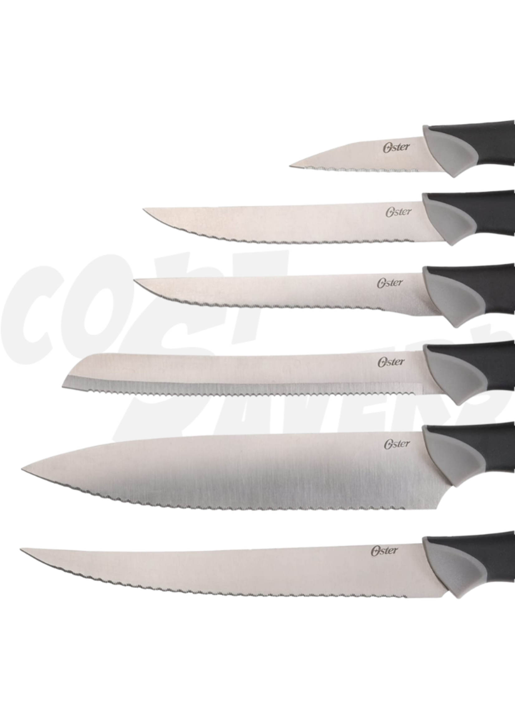 Oster Oster Lindbergh 14pc S/Steel Knife & Block Set