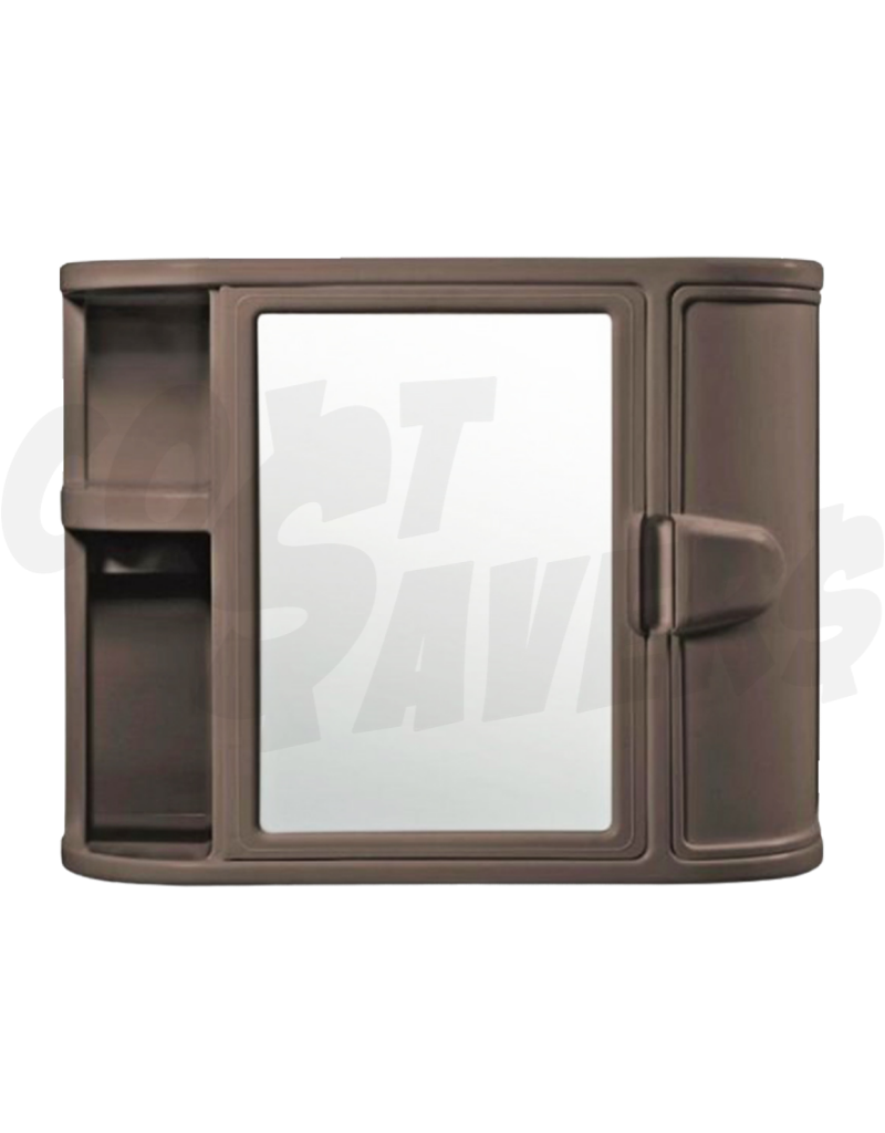 Rimax Bathroom Wall Cabinet Mocha - Cost Savers