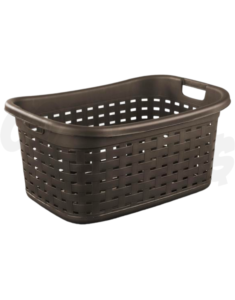 Sterilite Espresso Weave Laundry Hamper Cost Savers