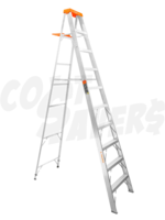 Truper Truper 10ft Light Aluminum Step Ladder