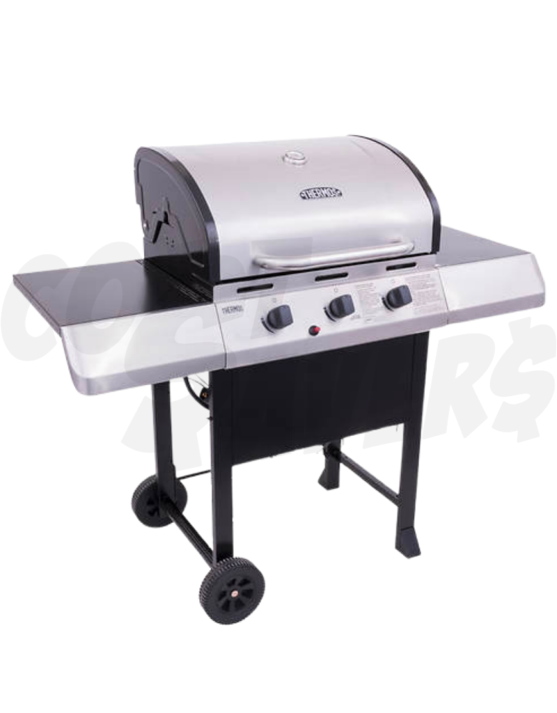 Thermos 3 Burner Gas Barbeque Grill S Steel Cost Savers