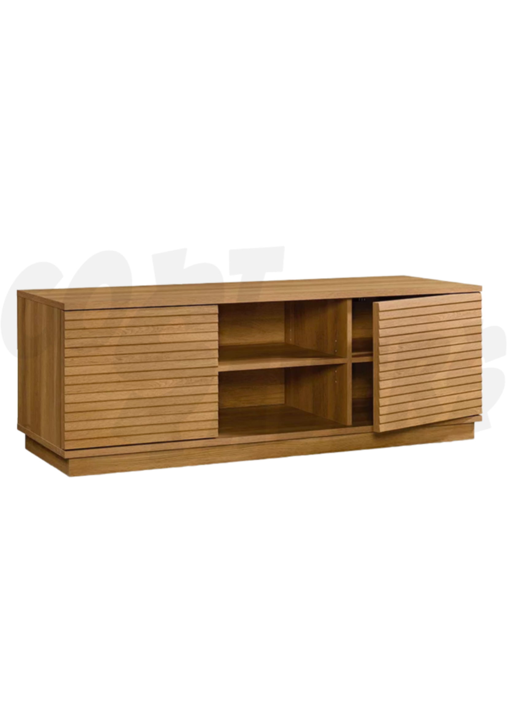 Sauder Sauder Select TV Credenza with Doors Pale Oak