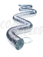 ACE ACE Flexible Aluminum Duct 4" x 8'
