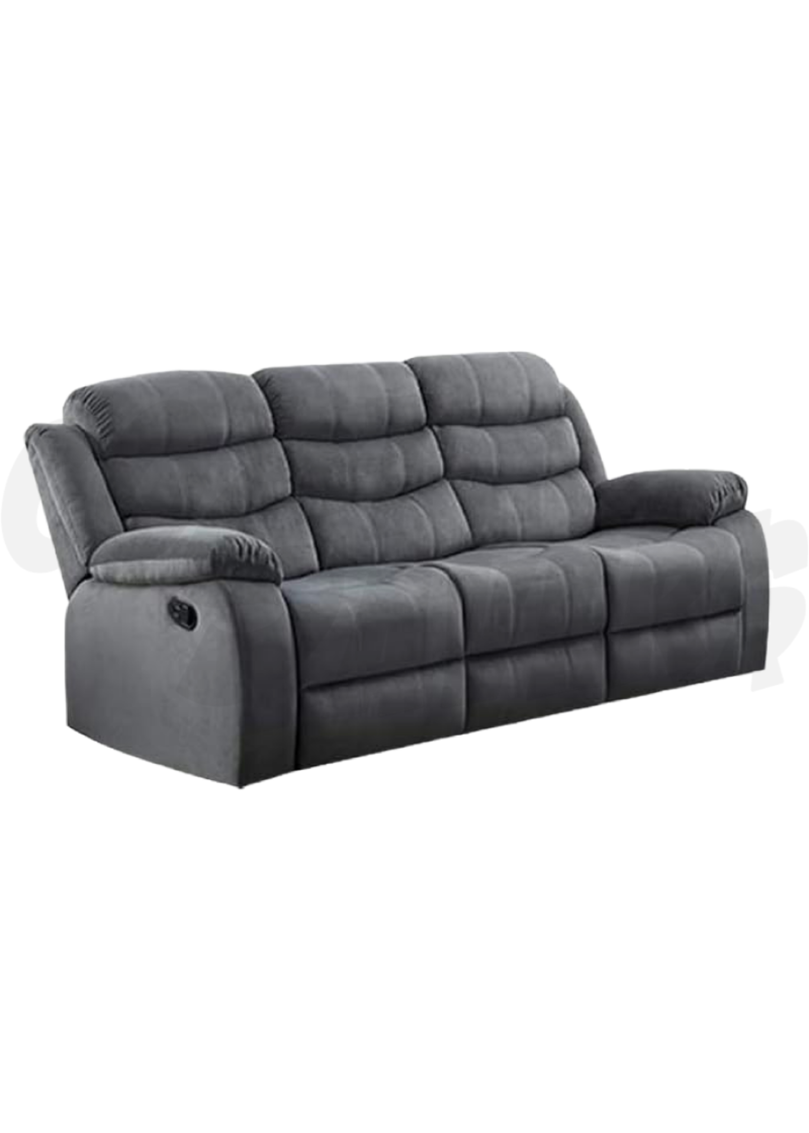 Bill Reclining 3pc Living Room Set (Grey)
