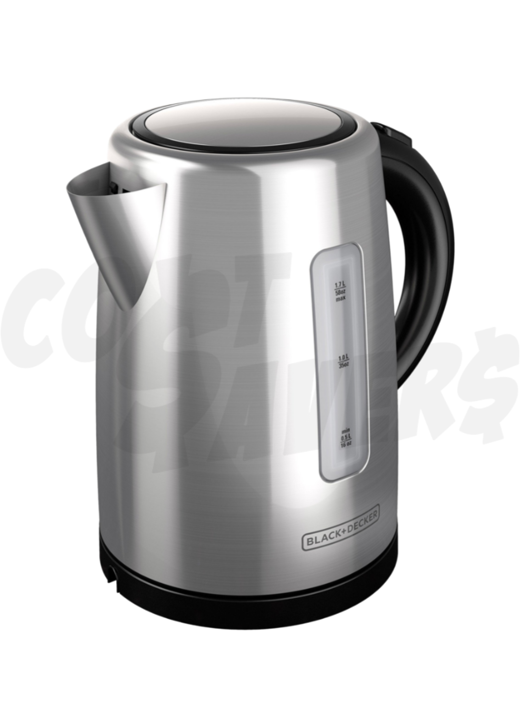 Black Decker 1.7L S Steel Kettle Cost Savers