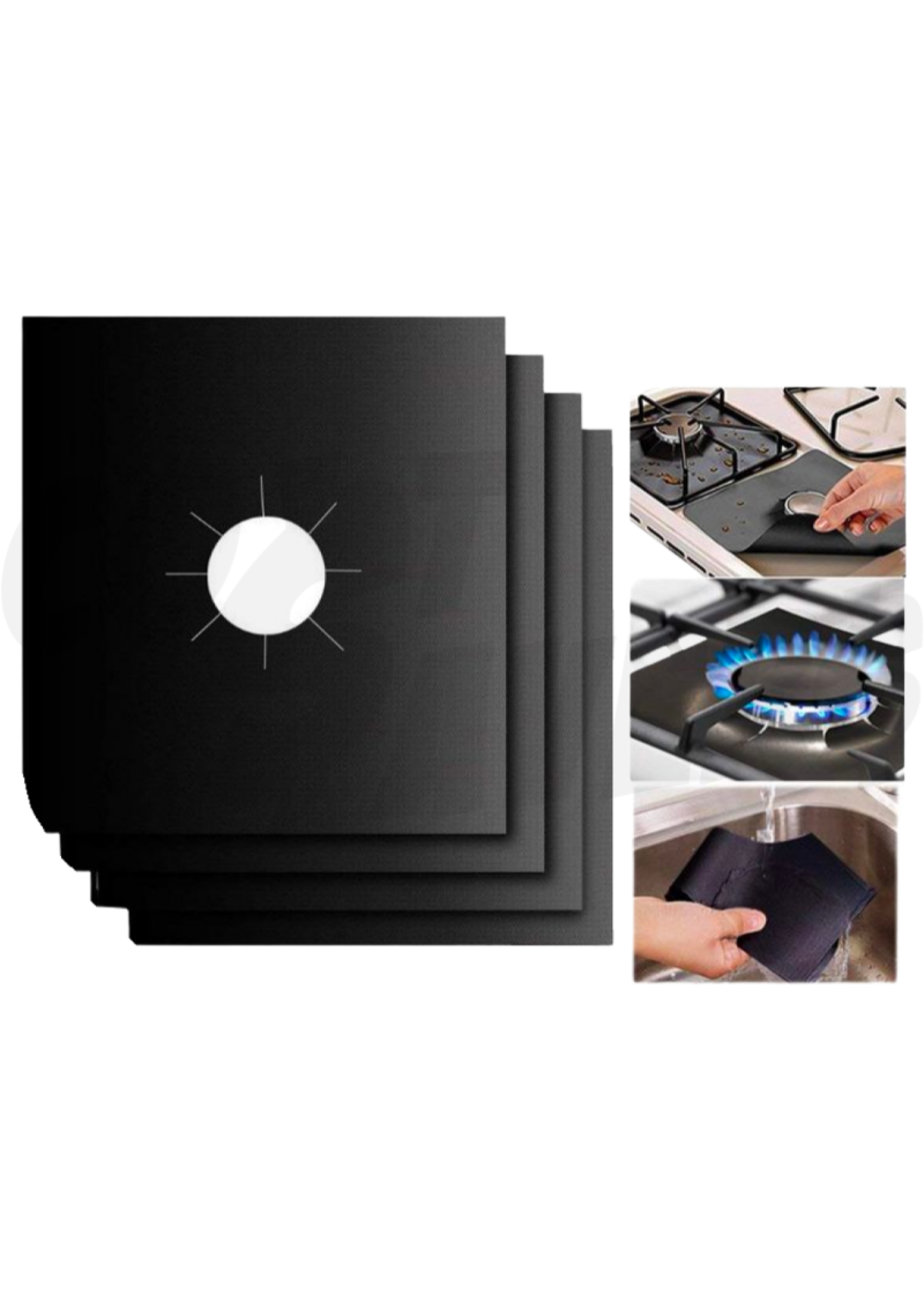 4pc Reuseable Stove Burner Covers