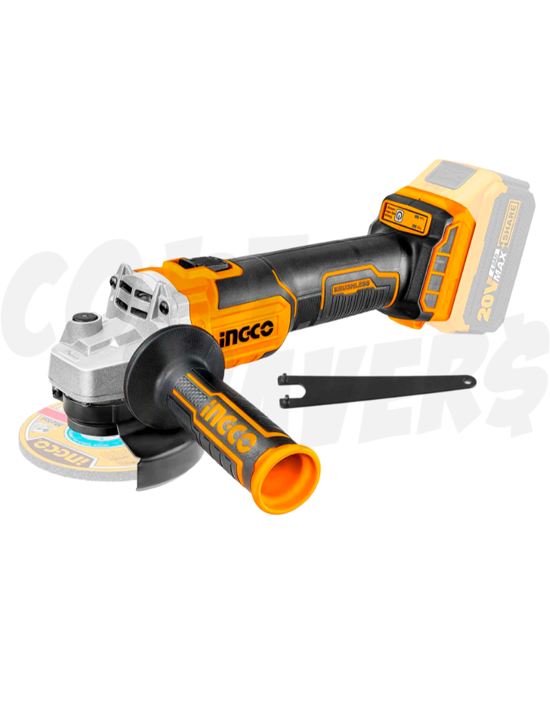 Ingco LithiumIon Angle Grinder 20V Cost Savers