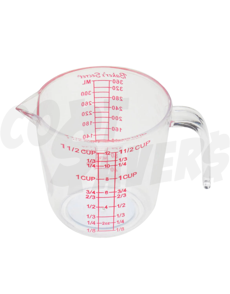 Bakers Secret 12 oz Plastic Measuring Cup, FOOD PREP