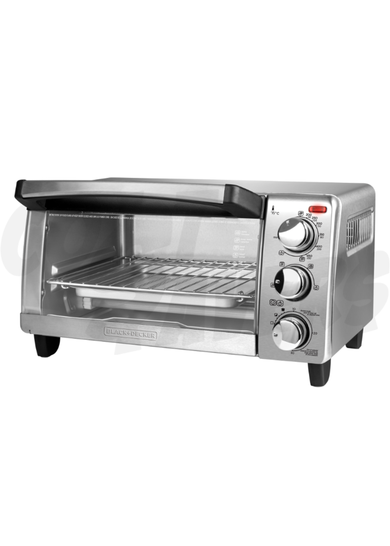 BLACK+DECKER 4 Slice Natural Convection Toaster Oven - Silver - TO1745SSG 1  ct