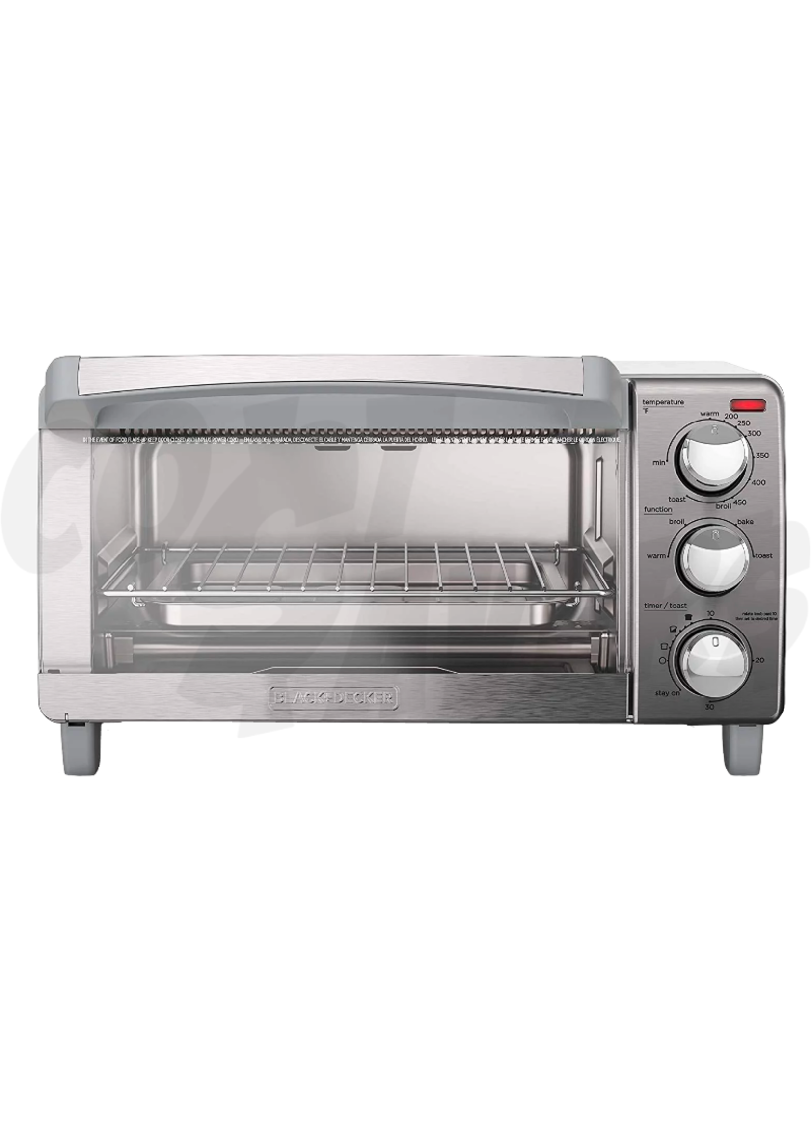 Black & Decker™ 4-Slice Toaster Oven in Grey, 1 ct - Harris Teeter
