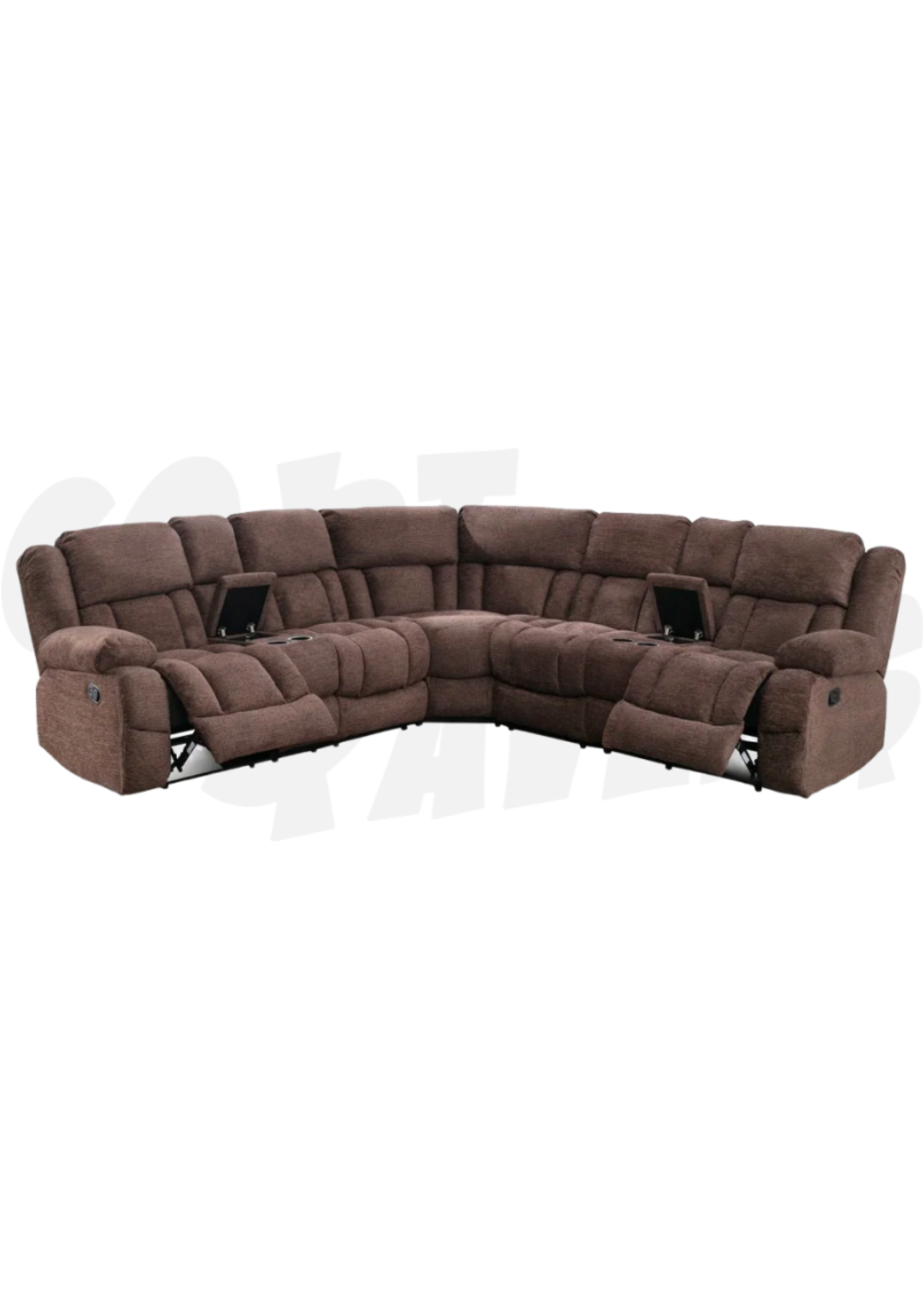 Carter Sectional Set (Brown)
