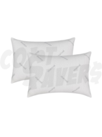 Sealy 2pc Charcoal Pillow (Q)