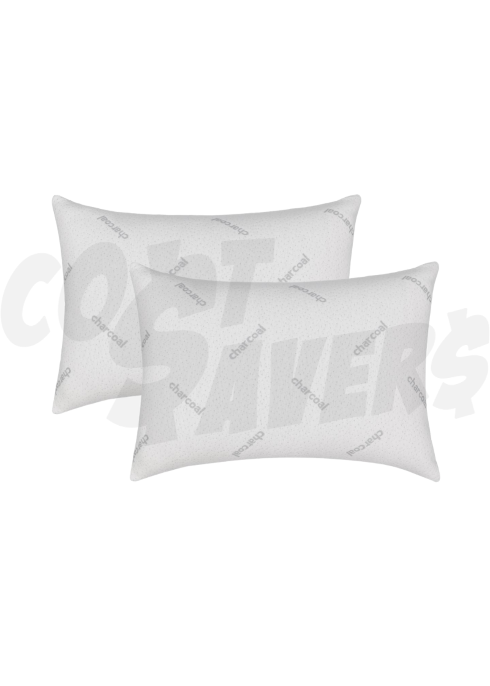 Sealy 2pc Charcoal Pillow (Q)