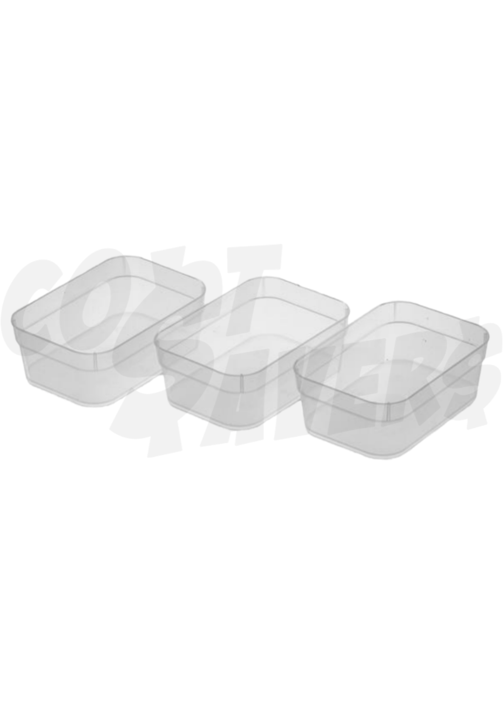 Sterilite Sterilite 3pc Storage Tray (M)