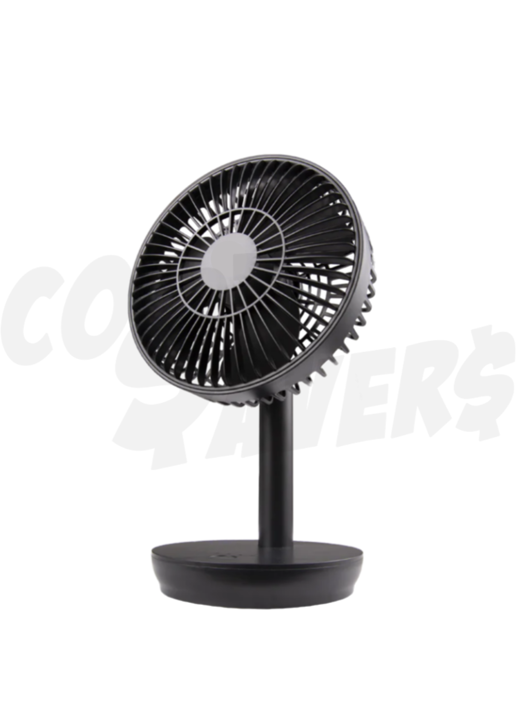 Whirlwind Whirlwind 6" Rechargeable Portable  Desk Fan (Black)