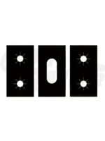 3pc 5 Burner Stove Reusable Covers Set