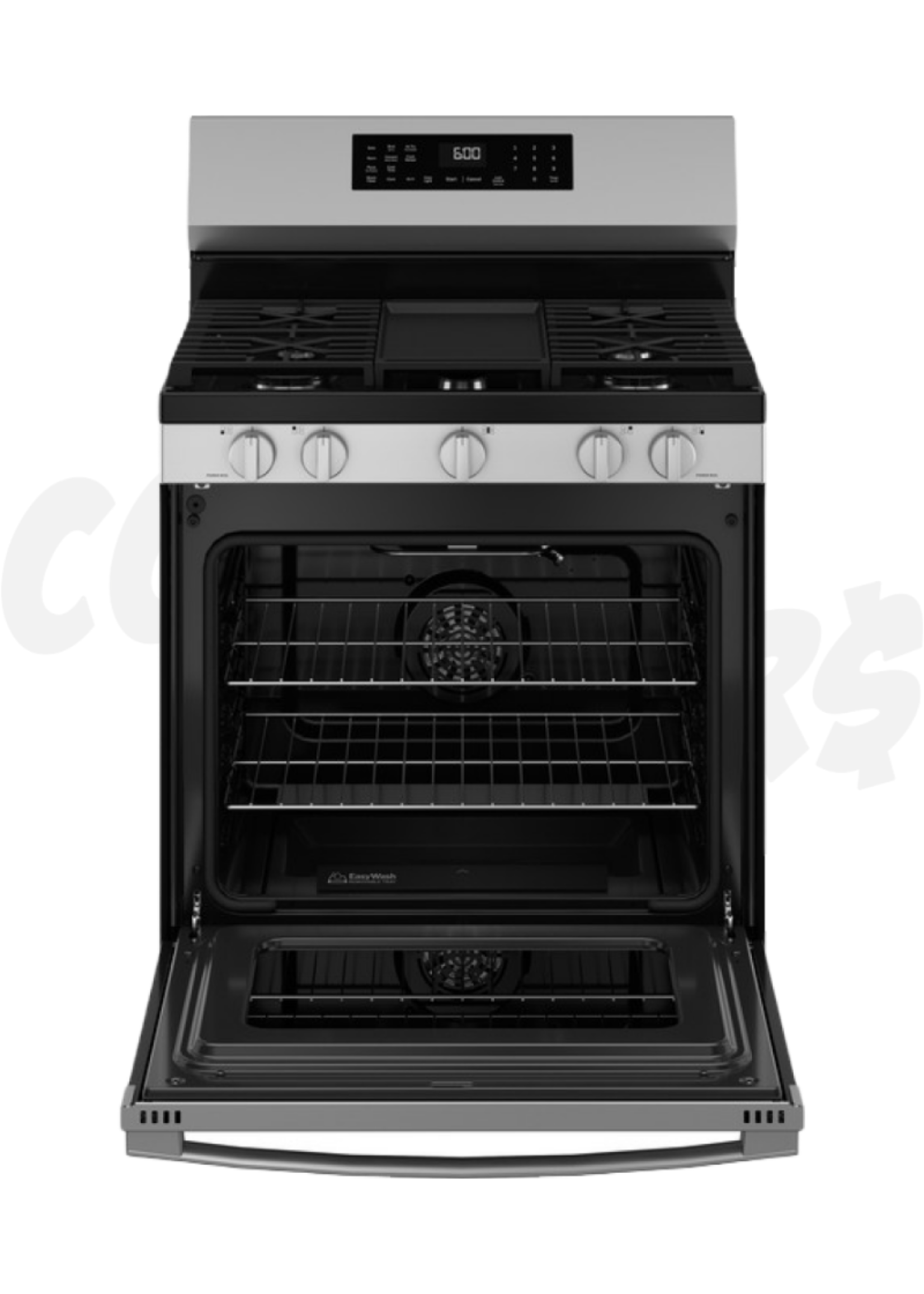 G.E GE 30" 5 Burner Convection w/ Air Fry  Gas Range