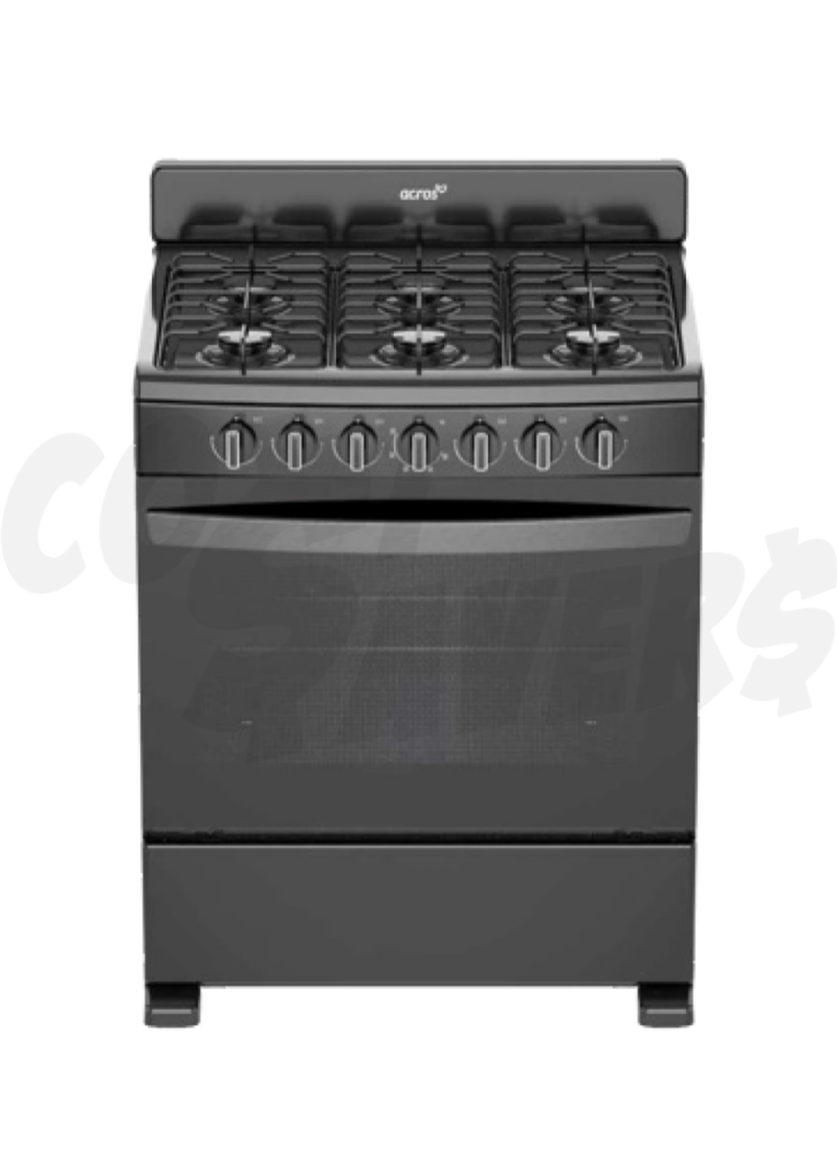 Acros Acros 30" 6 Burner Range (Black)