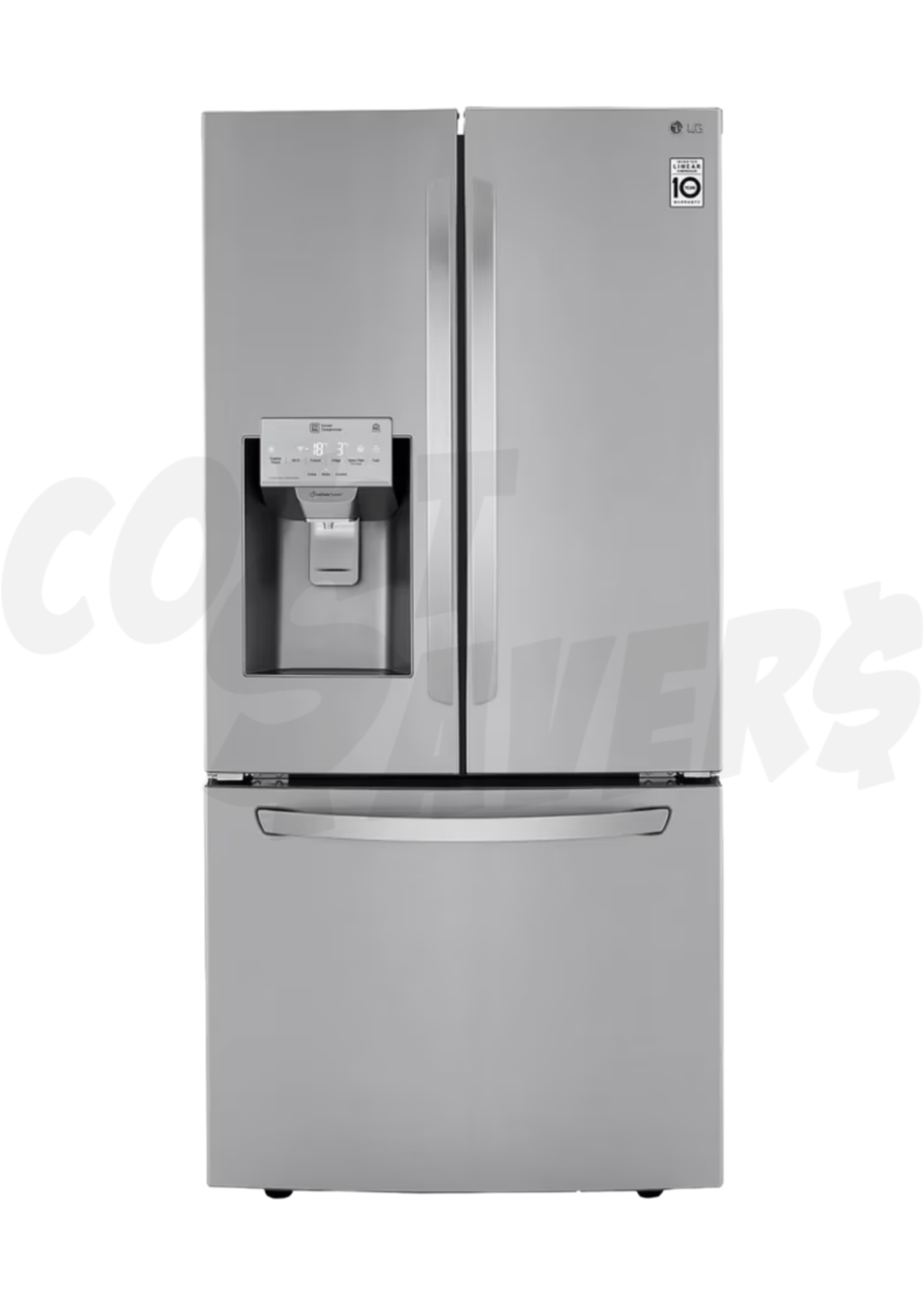 LG LG 25 Cu. Ft. F/Door S/Steel Refrigerator w/ Water & Ice Dispenser