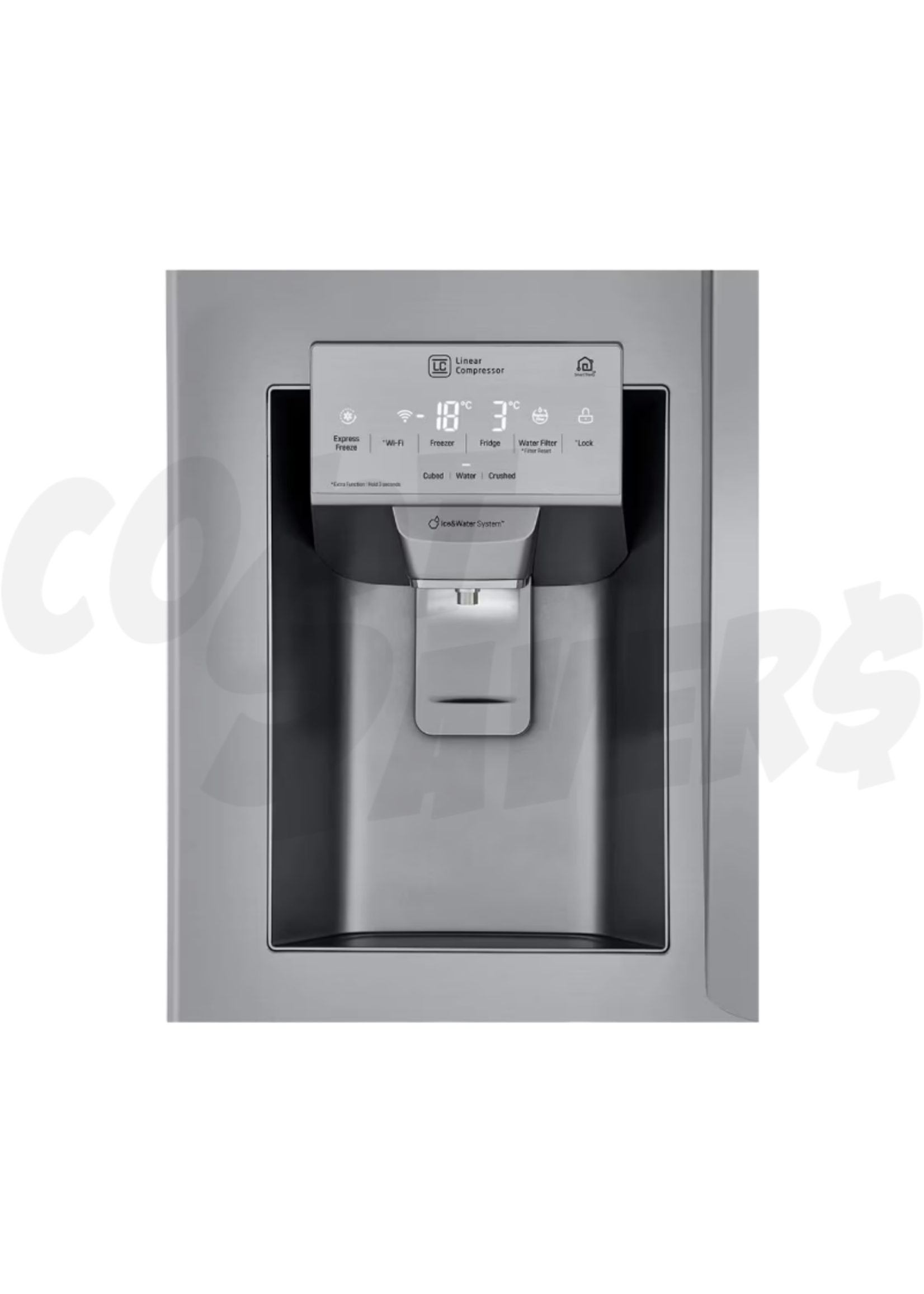 LG LG 25 Cu. Ft. F/Door S/Steel Refrigerator w/ Water & Ice Dispenser