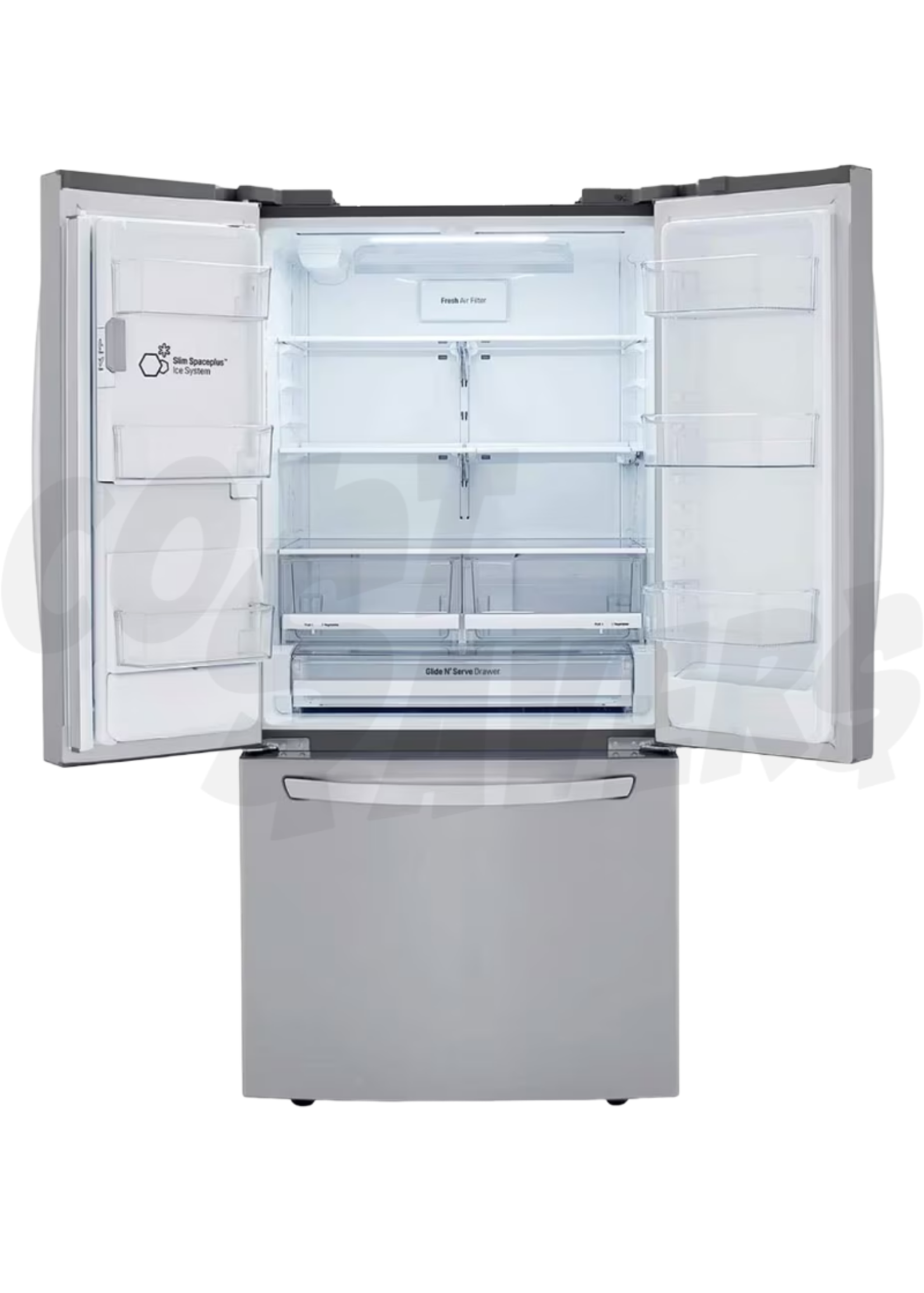 LG LG 25 Cu. Ft. F/Door S/Steel Refrigerator w/ Water & Ice Dispenser