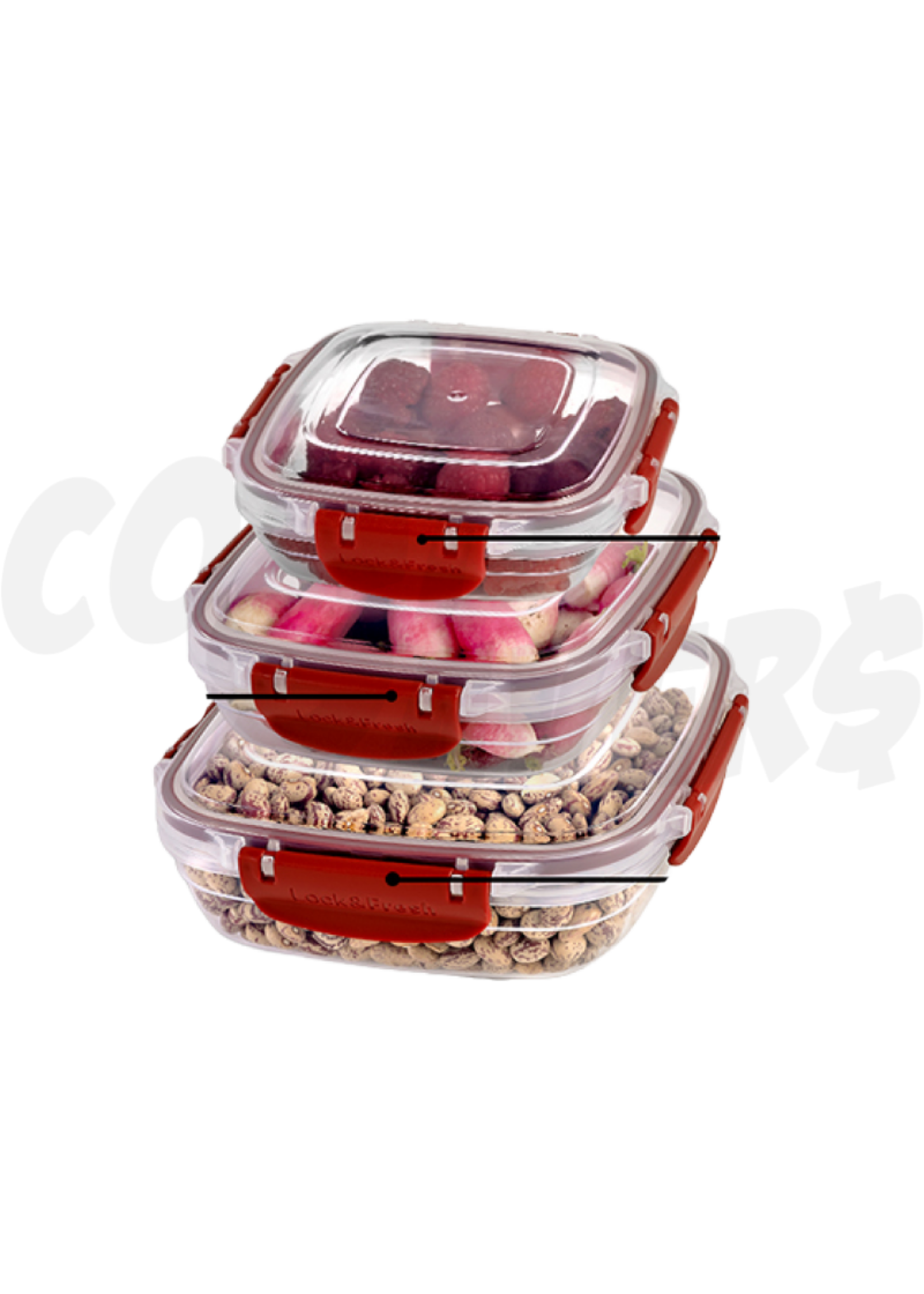 Dunya Dunya 3pc Square Storage Set