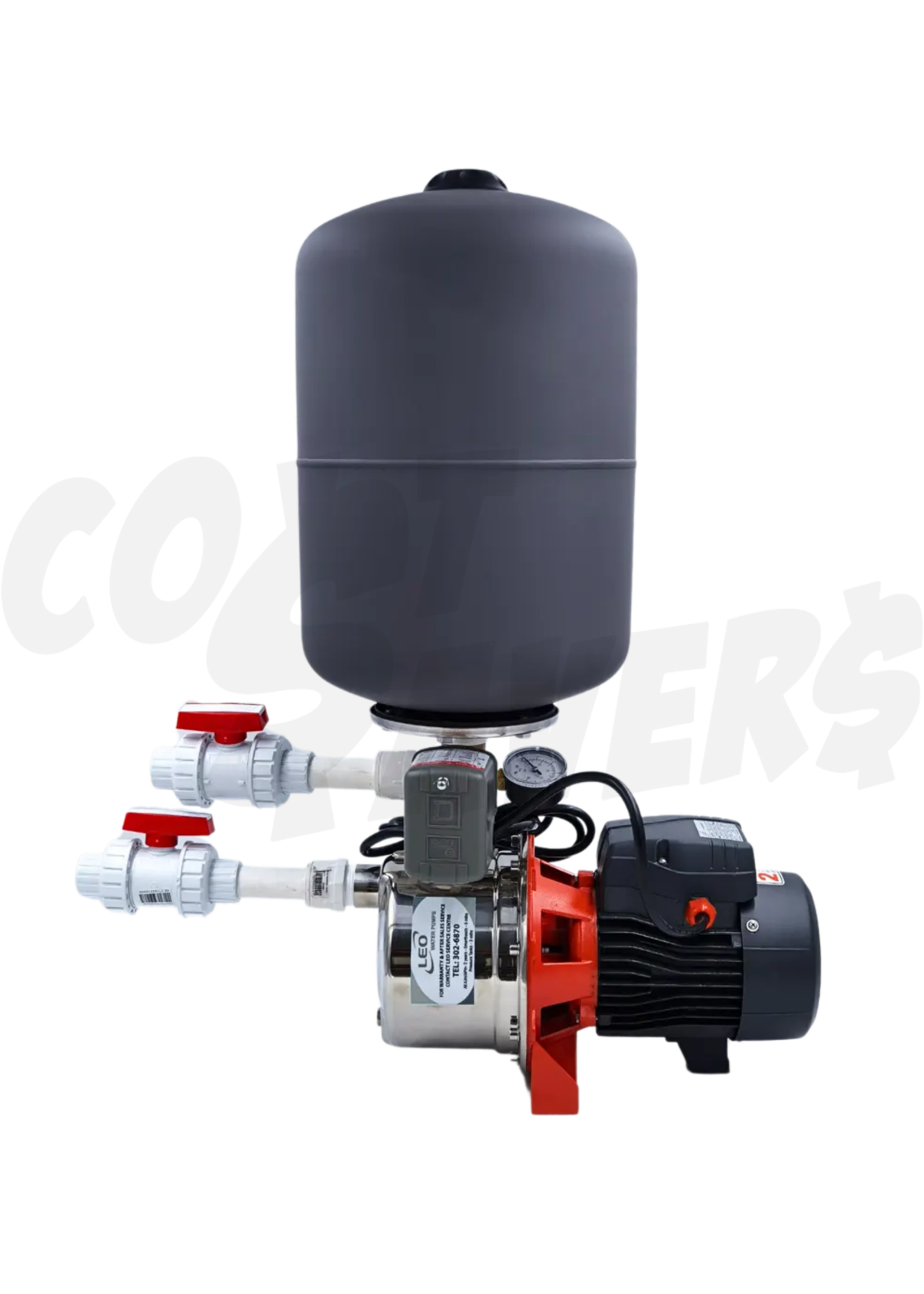 Leo Leo 3/4'' HP Complete Water Pump w/ Pressure Tank