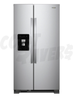 Whirlpool Whirlpool 25 Cu. Ft. SxS w/ Dispenser S/Steel Refrigerator