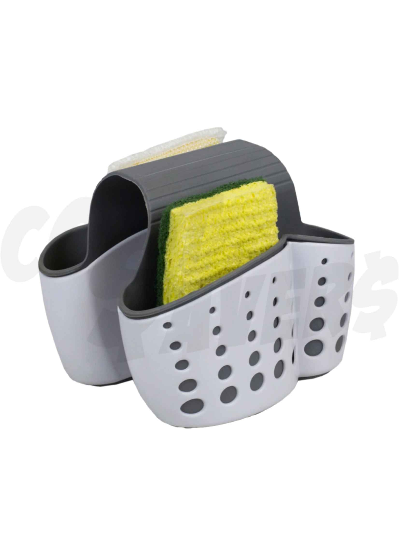 Home Basics Home Basics Dual Faucet Sponge Holder