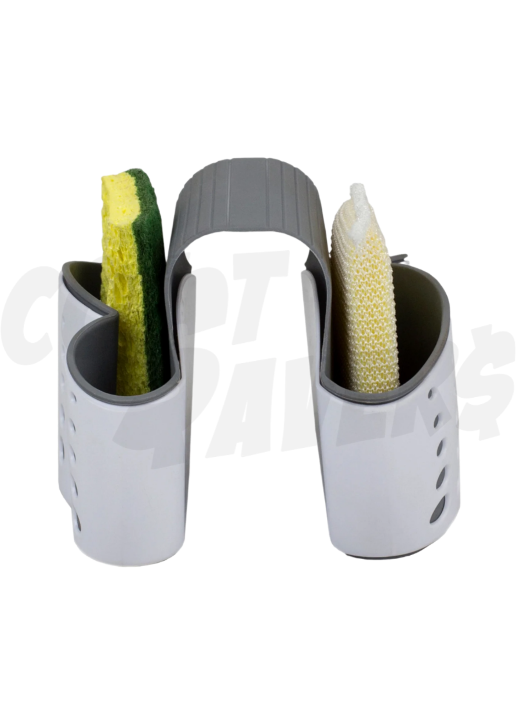 Home Basics Home Basics Dual Faucet Sponge Holder