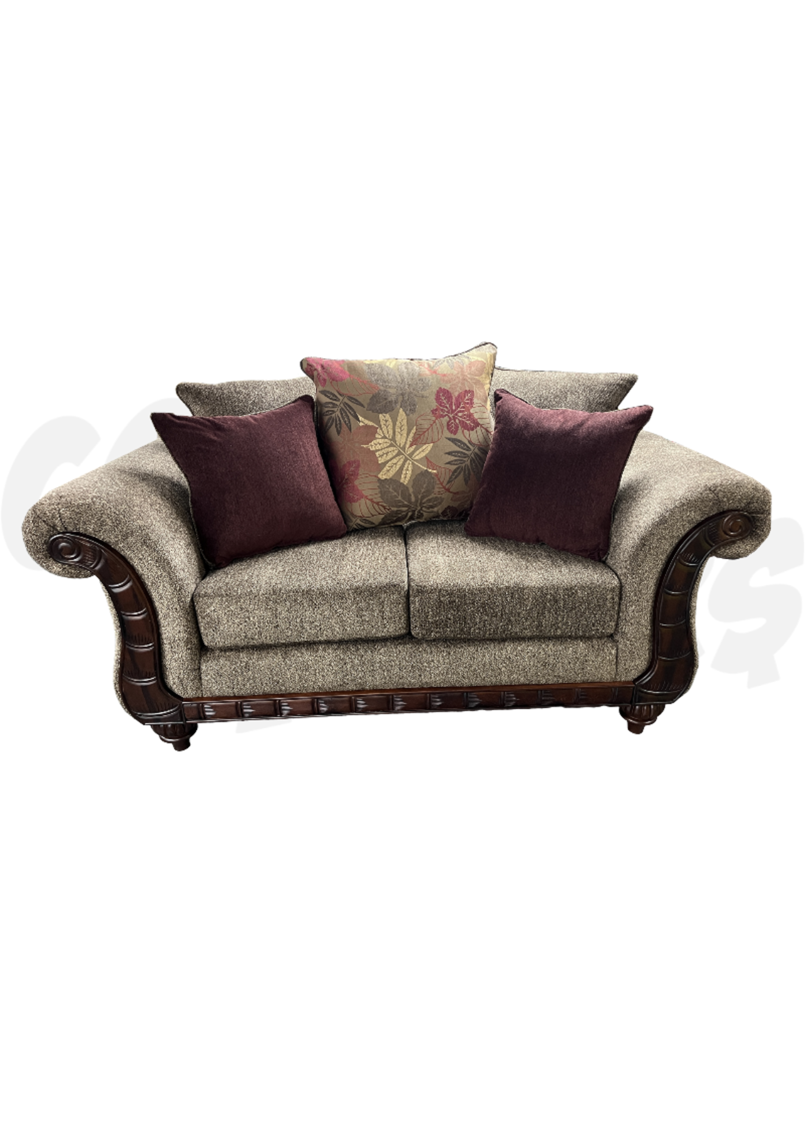 Wood House Regal Palm 3pc Living Room Set