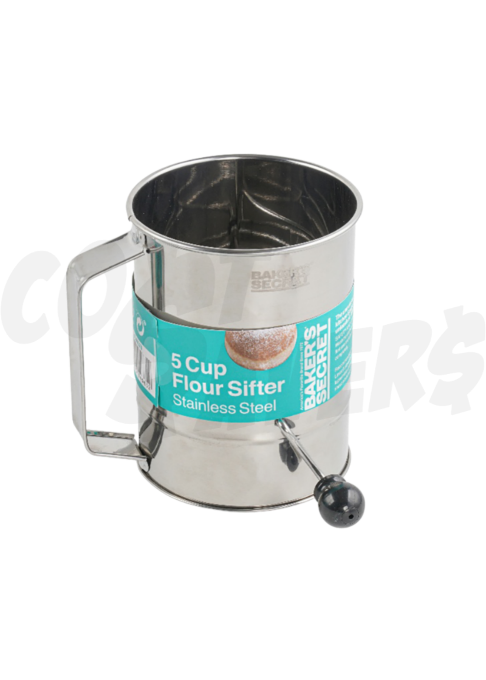 Baker's Secret Baker's Secret 5Cup S/Steel Flour Sifter