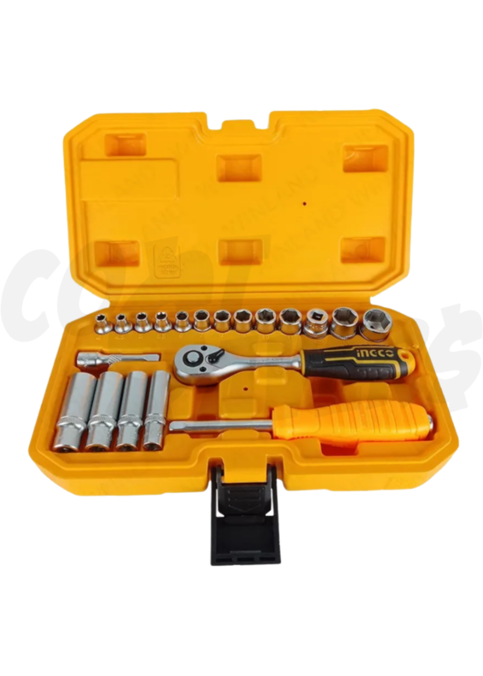 Ingco Ingco 20Pc Socket Set 1/4''