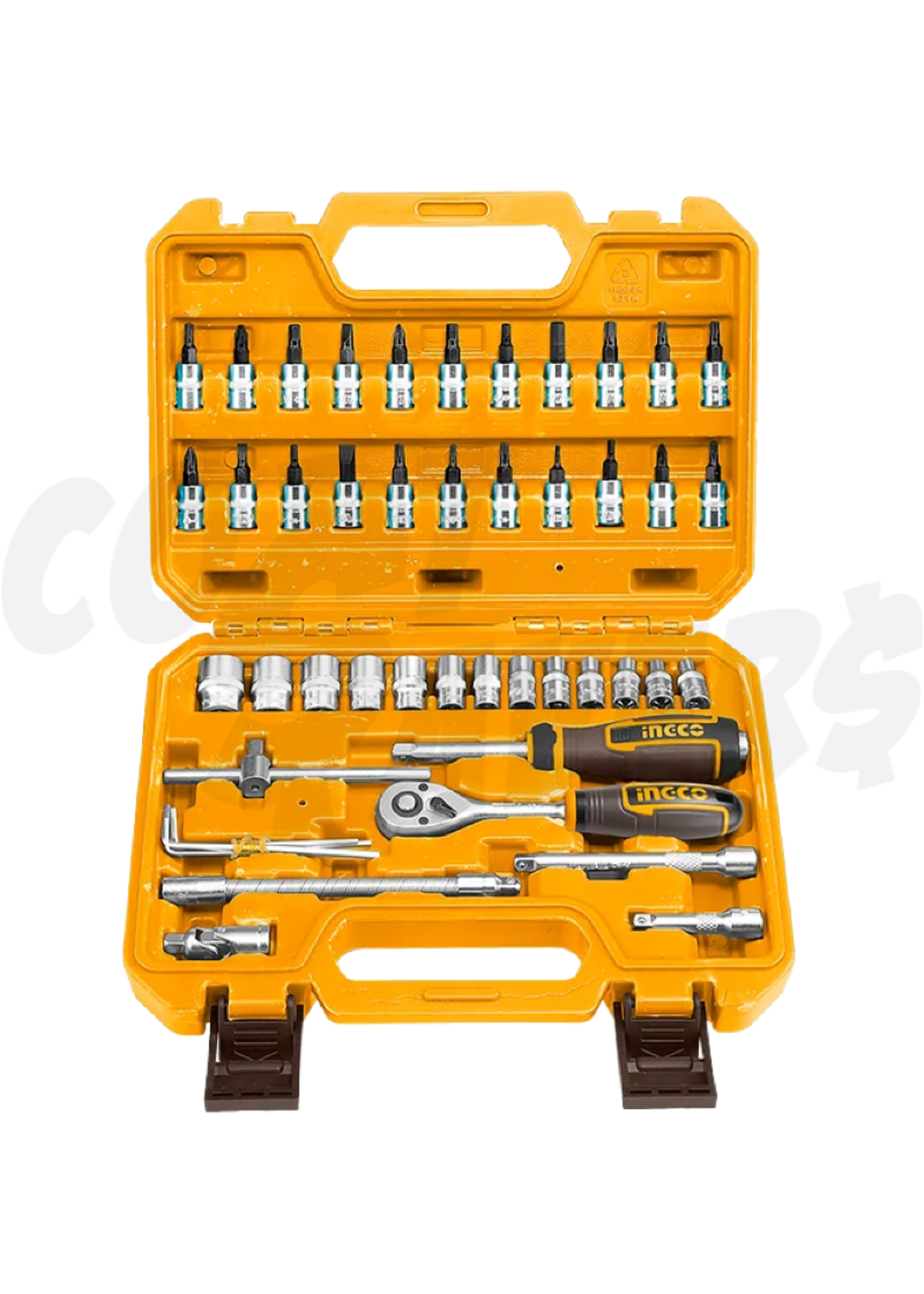 Ingco Ingco 62pc 1/2" Socket Set