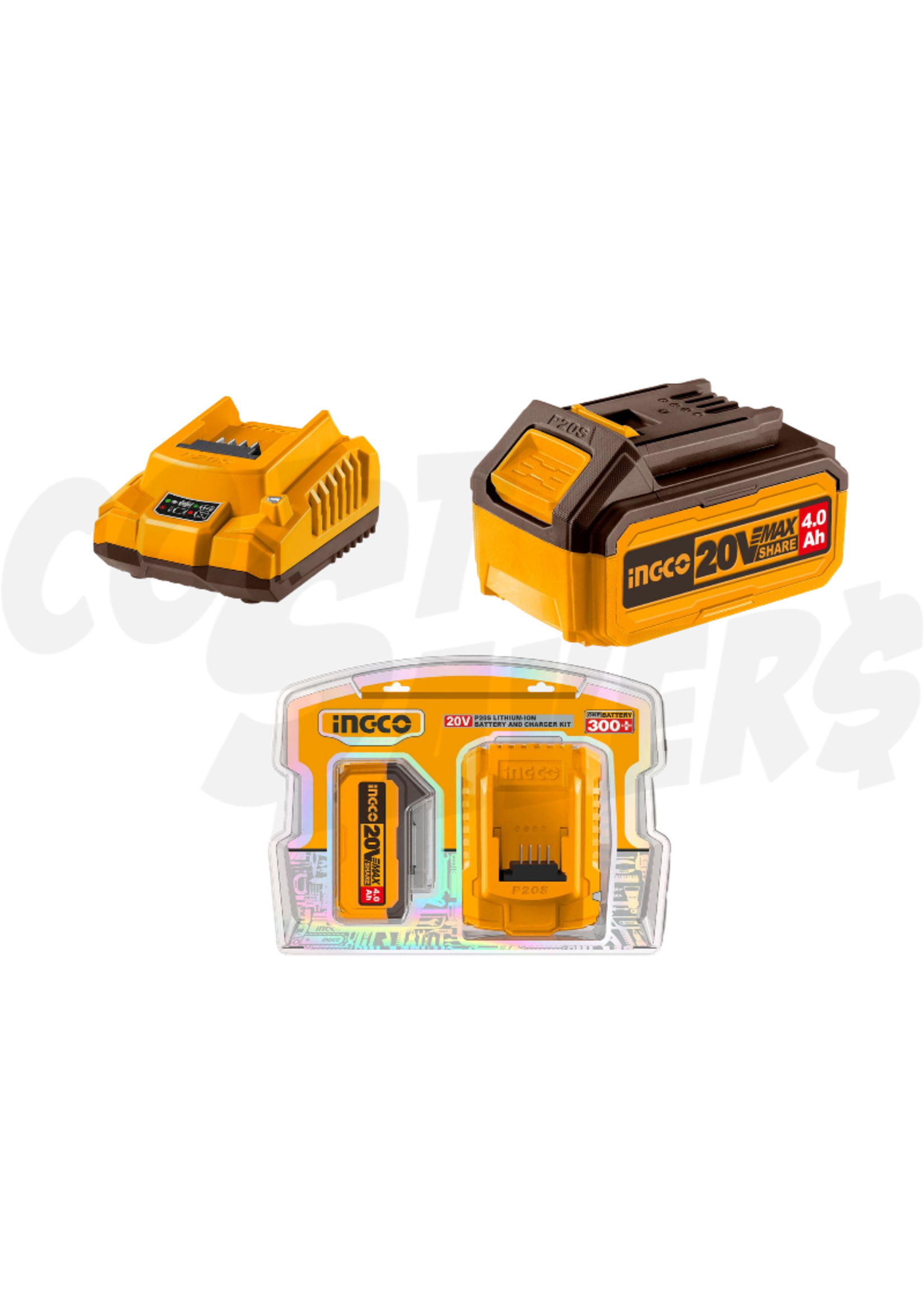 Ingco Ingco Lithium Battery Charger Kit 4AMP