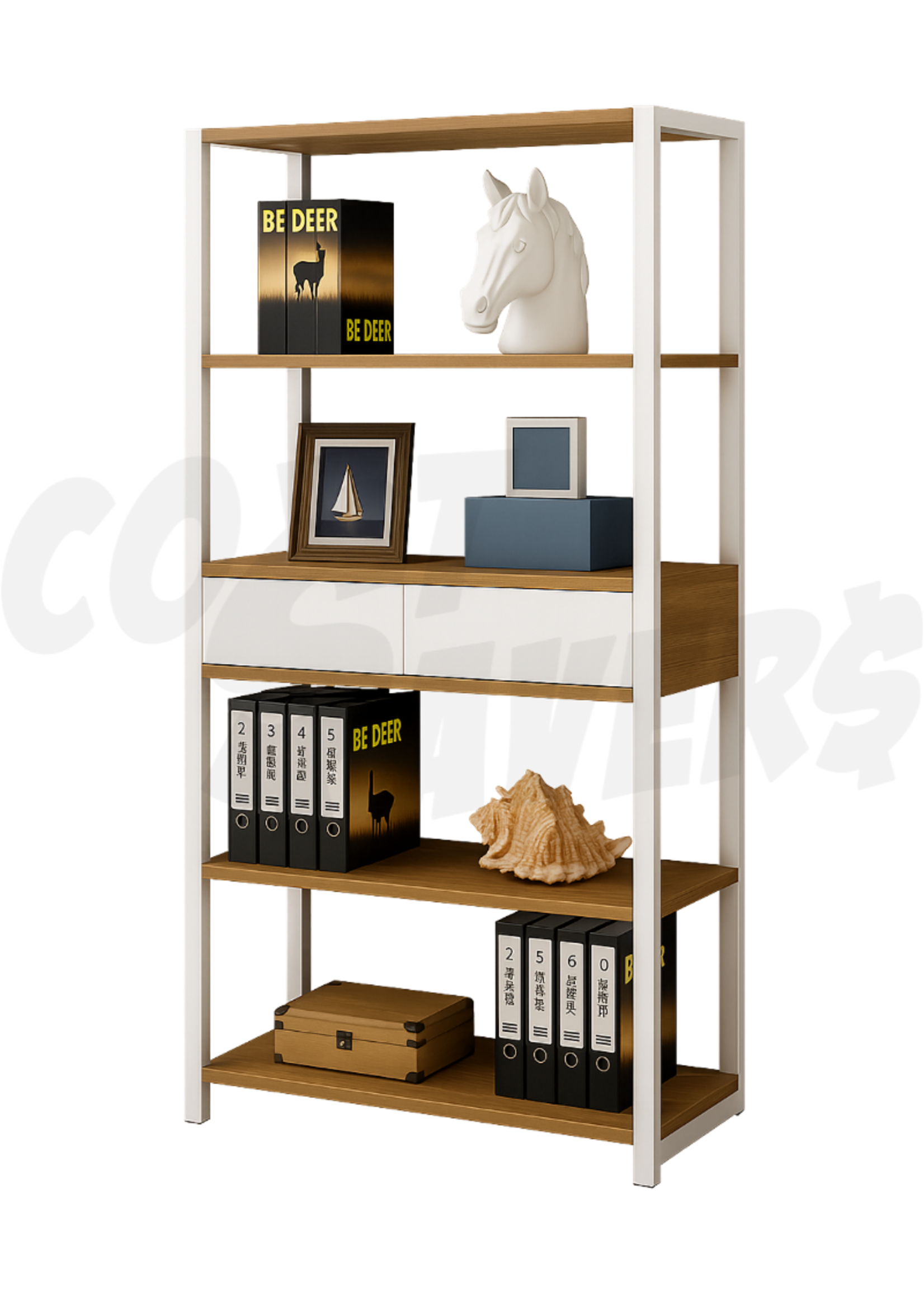 Yike Bookshelf w/ Drawers