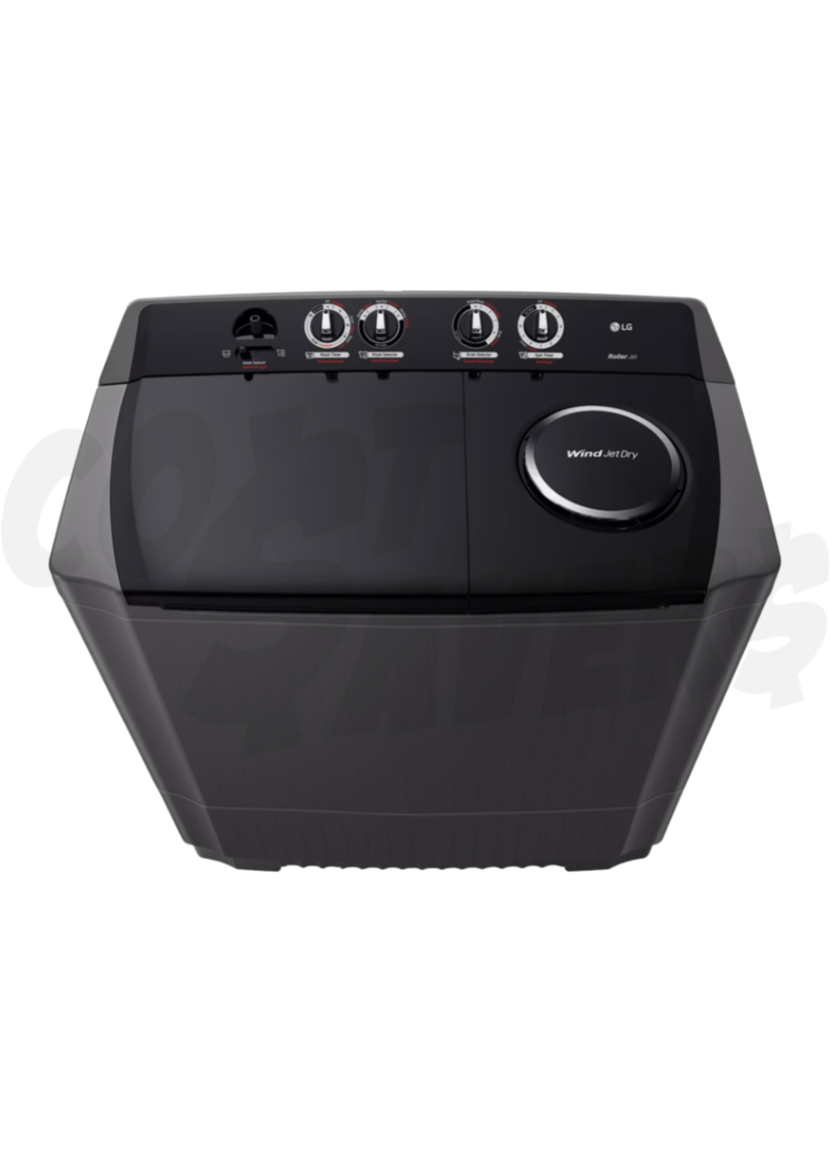 LG LG 18kg Twin Tub Washer (Black)