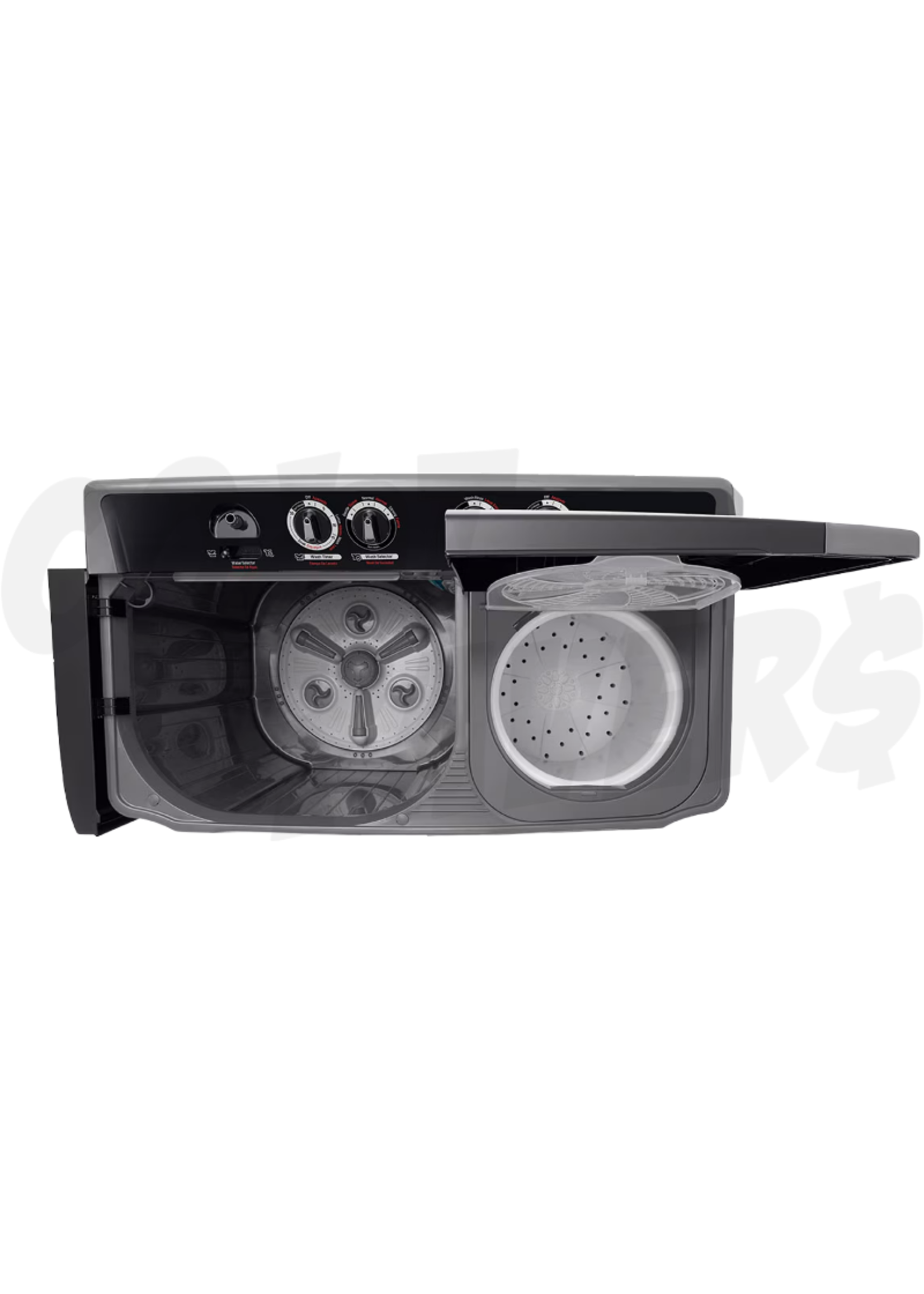 LG LG 18kg Twin Tub Washer (Black)