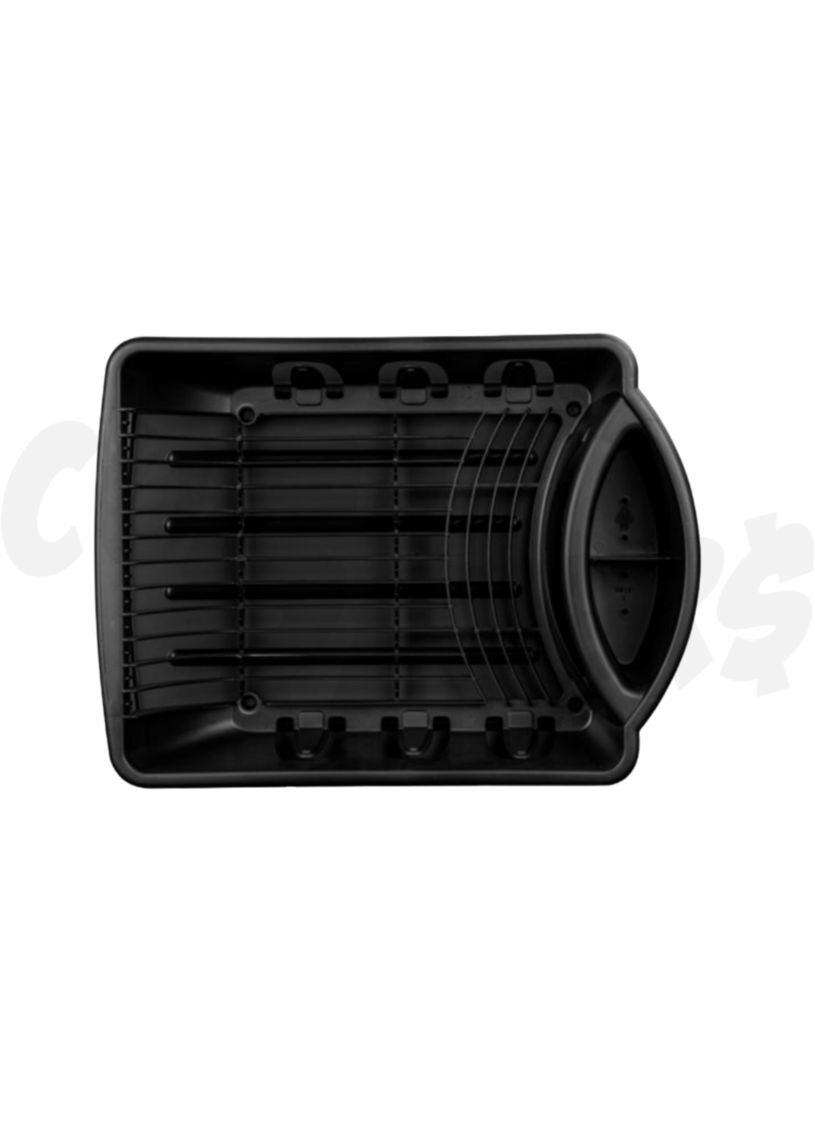 Sterilite Sterilite 2pc Dish Drainer Black (S)