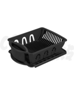 Sterilite Sterilite 2pc Dish Drainer Black (S)