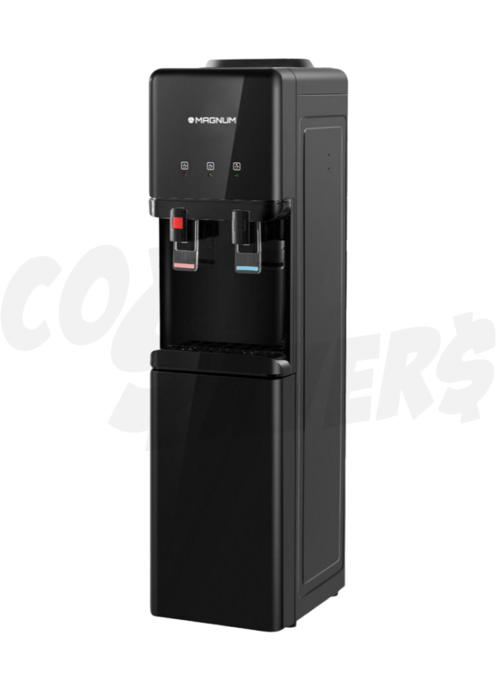 Magnum Magnum Hot & Cold 5 Gal Water Dispenser/w Storage (Black)