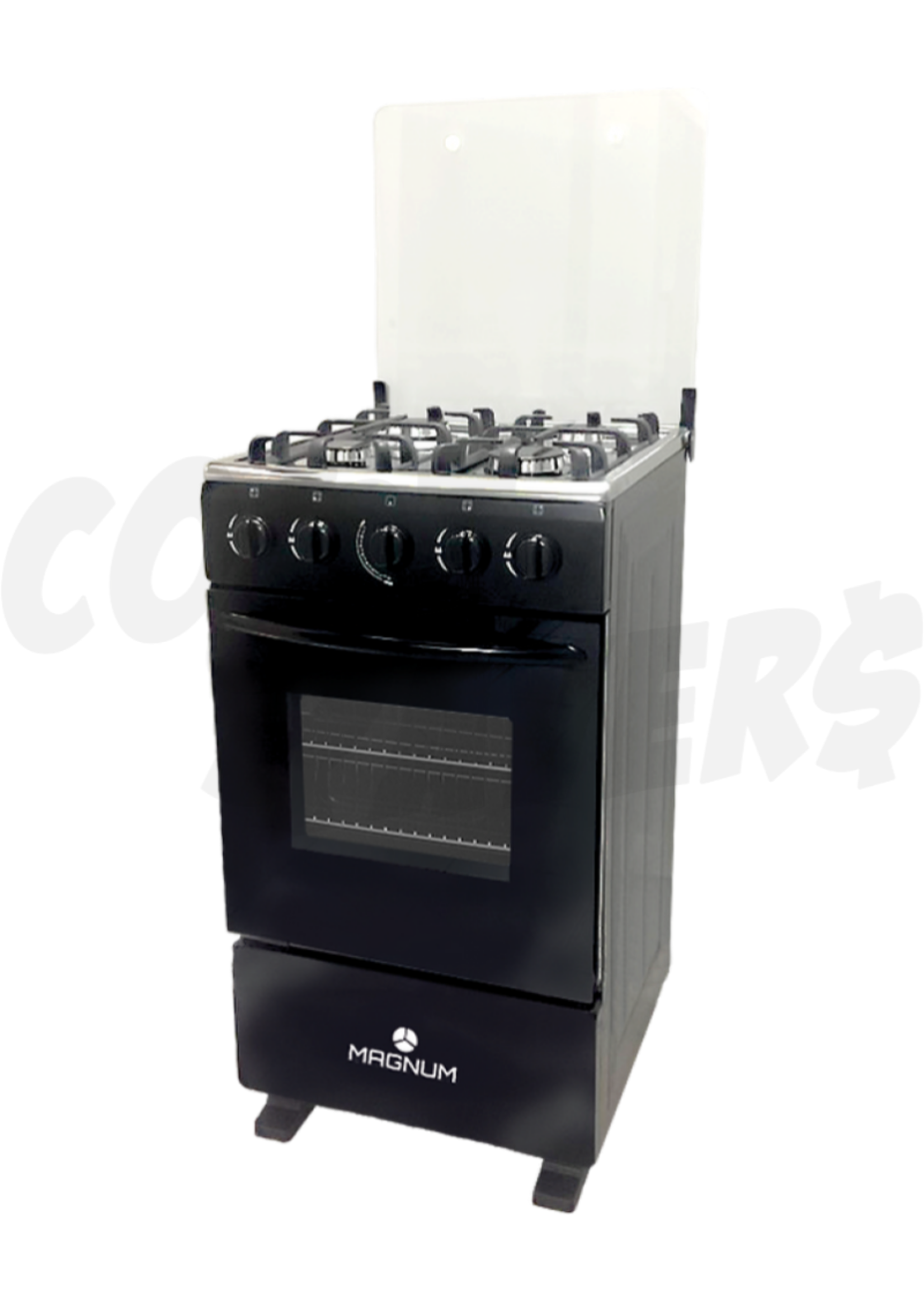 Magnum Magnum 20" 4 Burner Gas Range (Black)