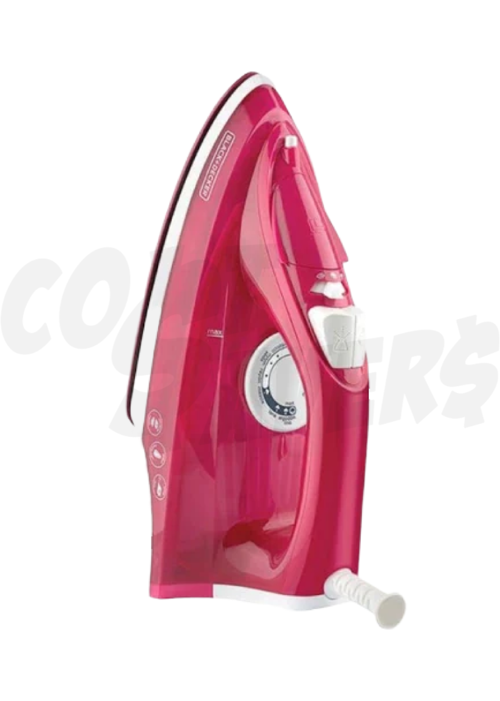 Black & Decker Black & Decker Non-Stick Electric Iron (Red)