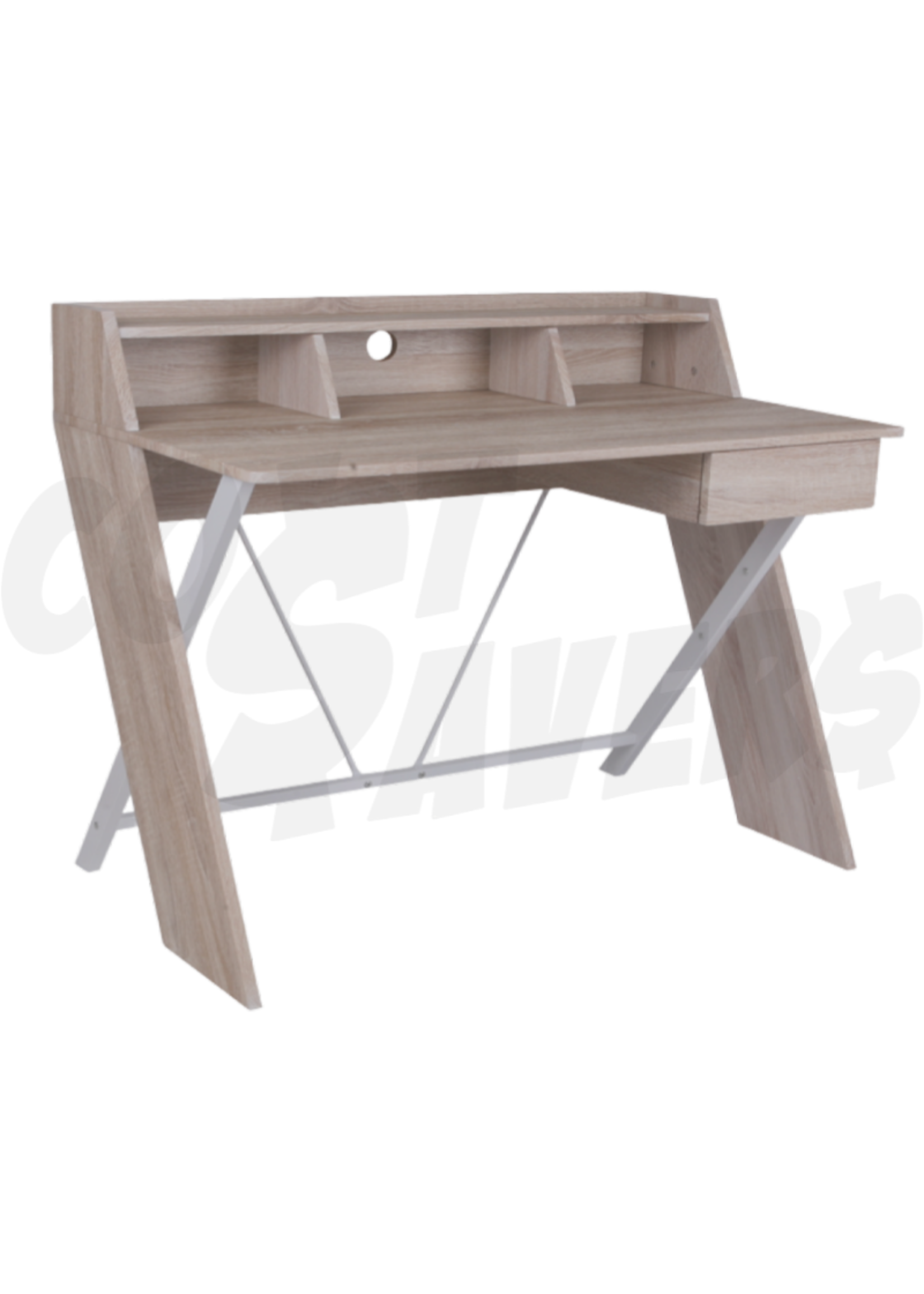 LM Computer Desk w/ Storage Shelf