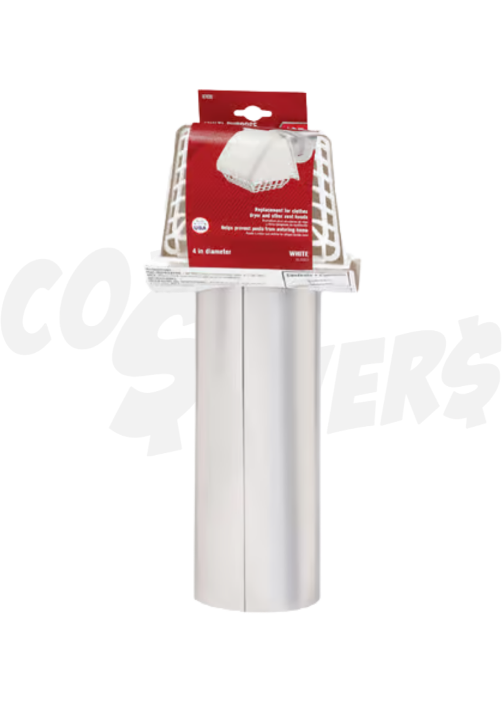 ACE ACE Multi-Purpose Vent Tail Outdoor 4" (White)