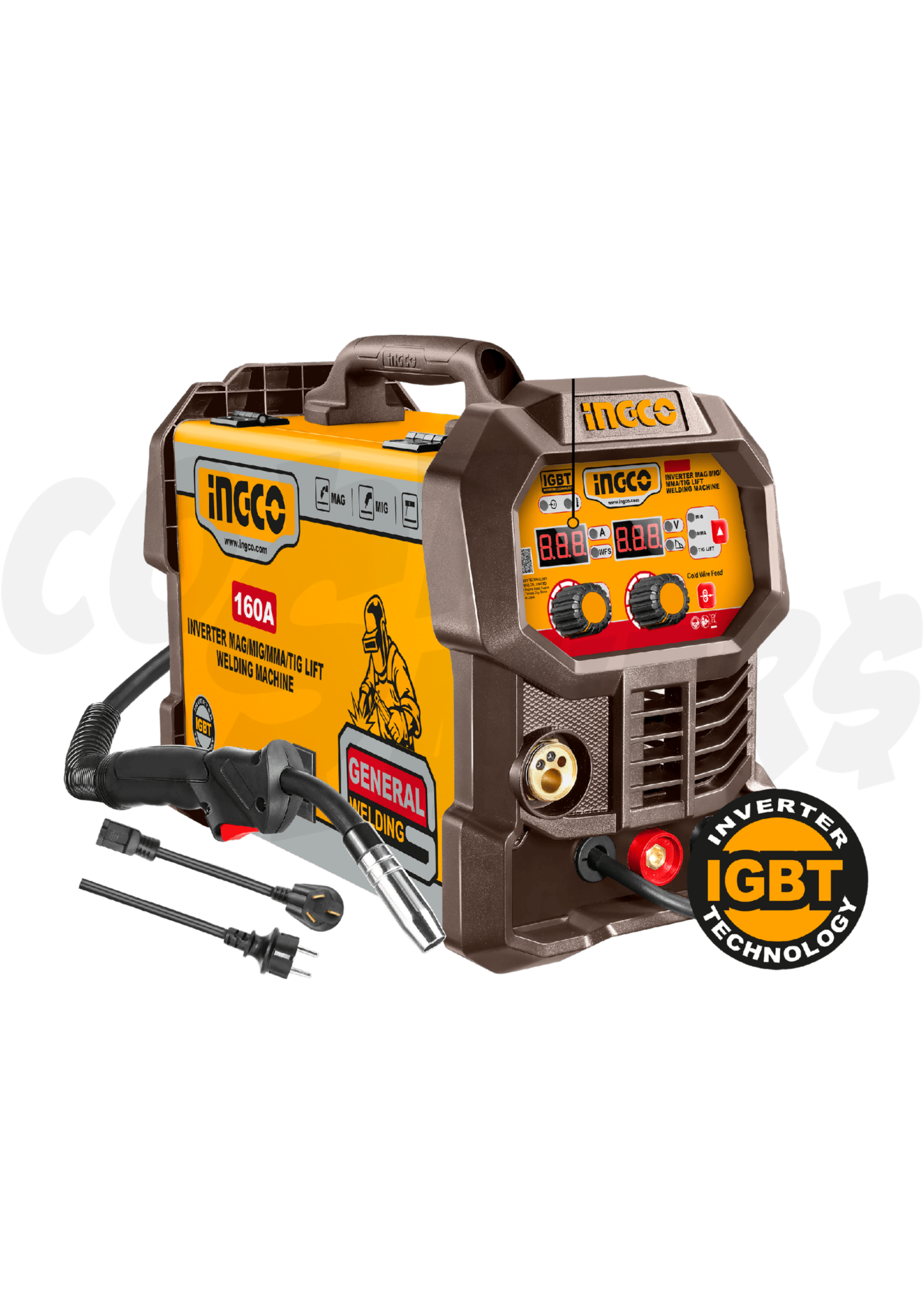 Ingco Ingco Inverter 3 in 1 MMA /MAG/MIG/TIG Lift Welding Machine