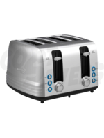 Brentwood Brentwood 4 Slice Wide Toaster (S/Steel)
